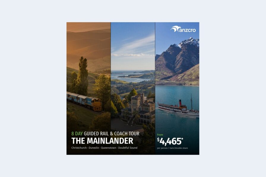 8 Day The Mainlander Southern Rail & Coach Tour | ANZCRO